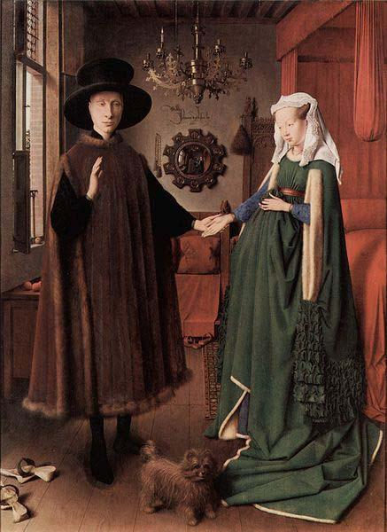 Jan Van Eyck The Arnolfini Portrait oil painting image